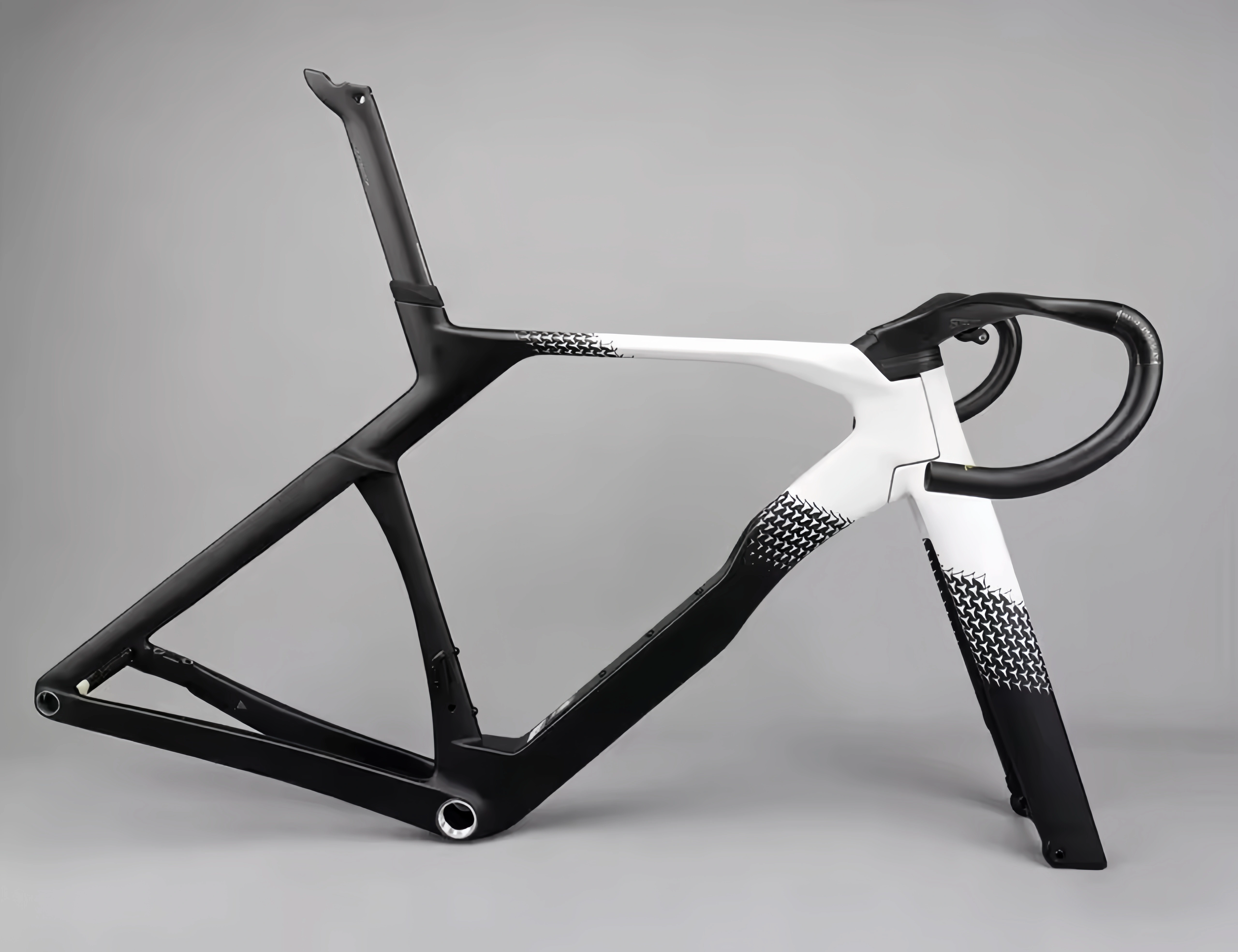 Cadres de vélos de route en carbone : le nouveau cadre aérodynamique Y1rs avec guidon à ailes de mouette, cadre de vélo de route en carbone 700C entièrement intégré