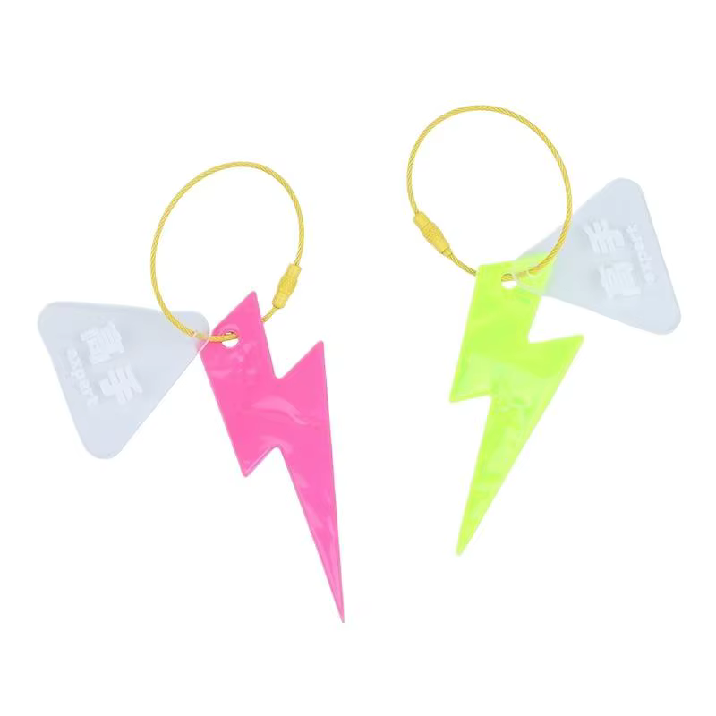 Pendentif réfléchissant pour vélo, avertissement de sécurité pour la conduite en extérieur, pendentif éclairant haute visibilité, durable, universel pour vélo de route