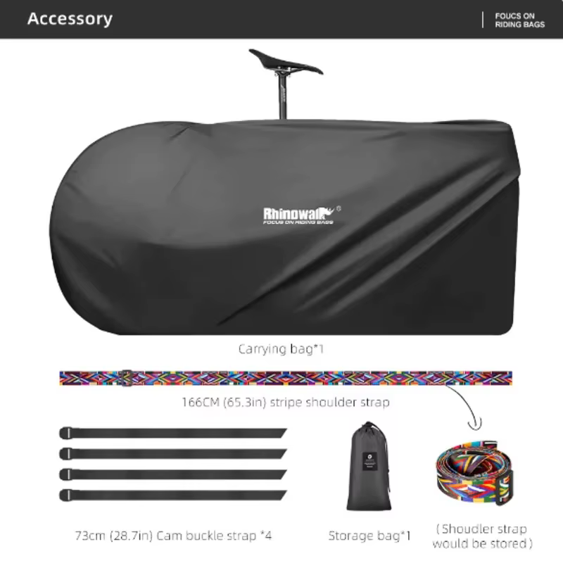 Bal inowalk-Sac de transport ultraléger pour vélo 26-27.5 pouces