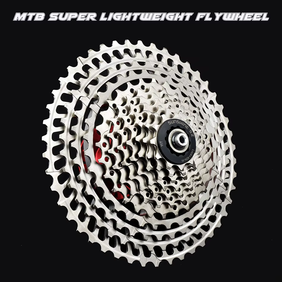 SUNSHINE Ultralight MTB Cassette CNC 10/11/12Speed 46-52T HG roue libre pour la transmission SHIMANO DEORE SLX XT SRAM