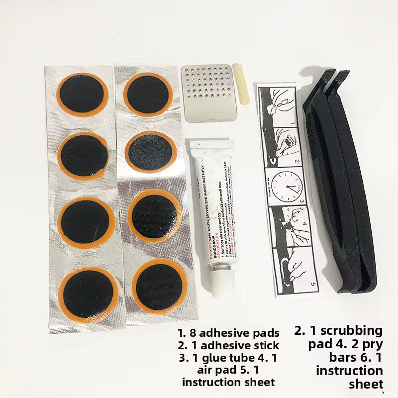 Kit d'outils de réparation de pneus de vélo Kqmei