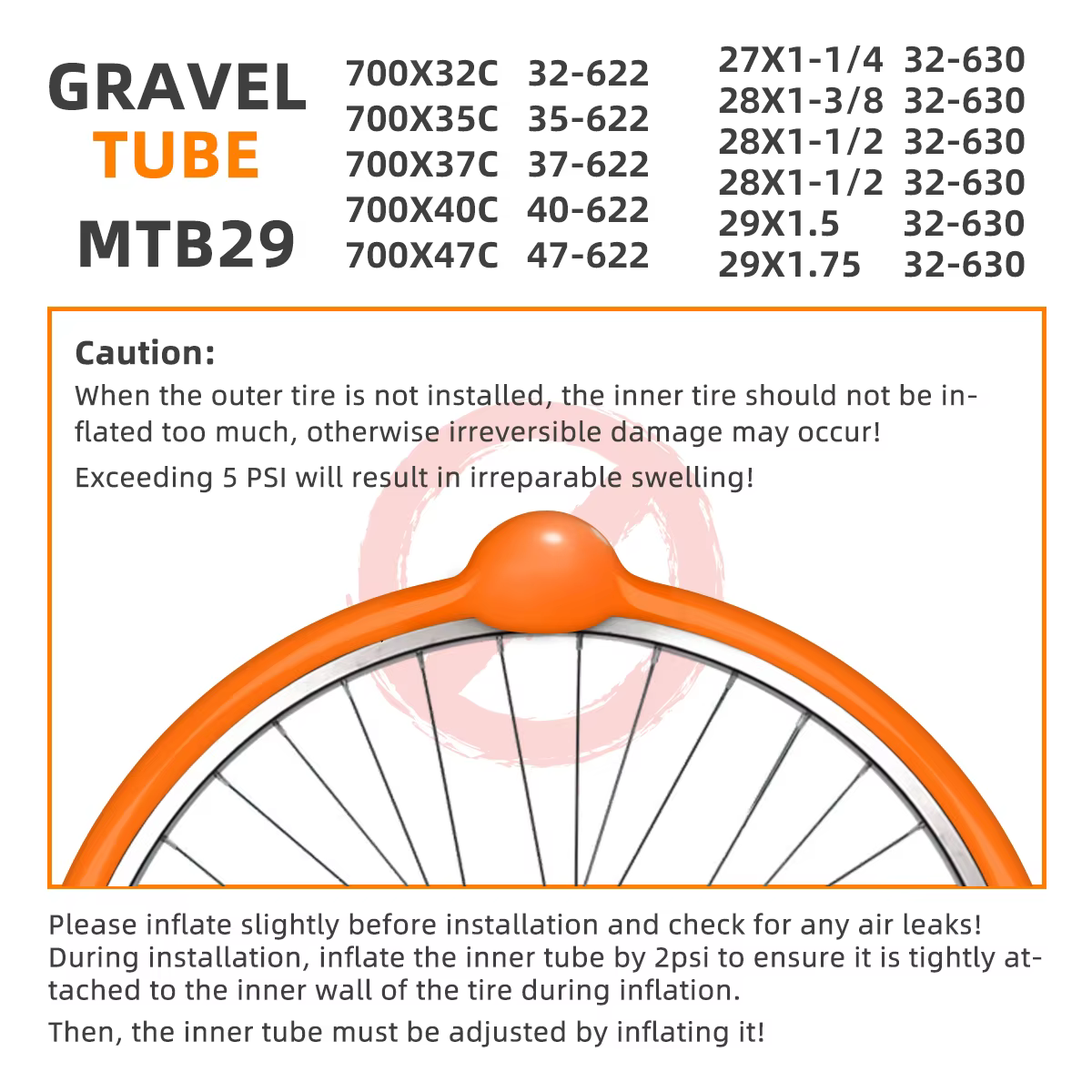 Chambre à air pour vélo de gravier ultraléger