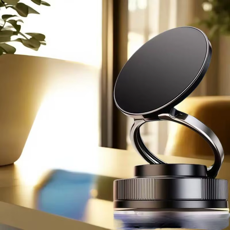 Support de téléphone pliable magnétique robuste pour iPhone série 12 à 16 ; Parfait