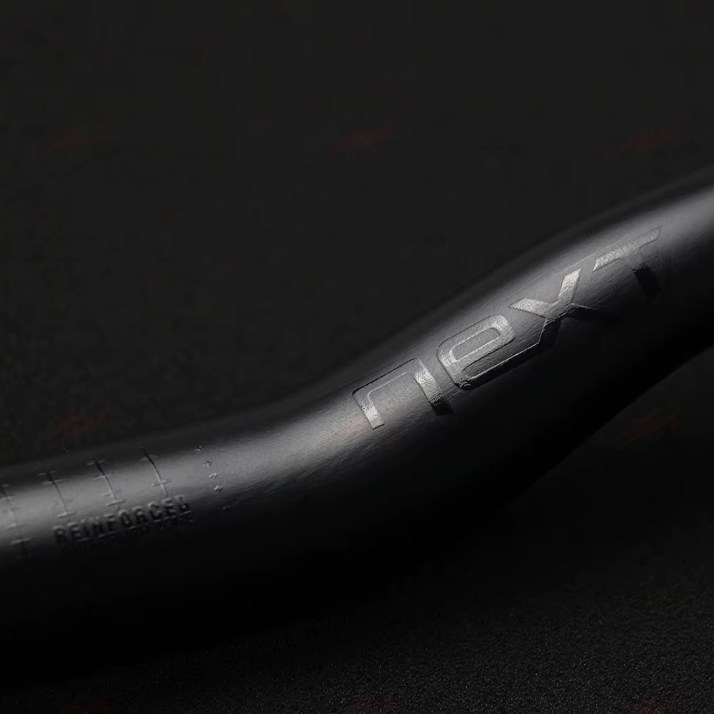 Race Face Next VTT peinture noire brillant Logo guidon entièrement en carbone