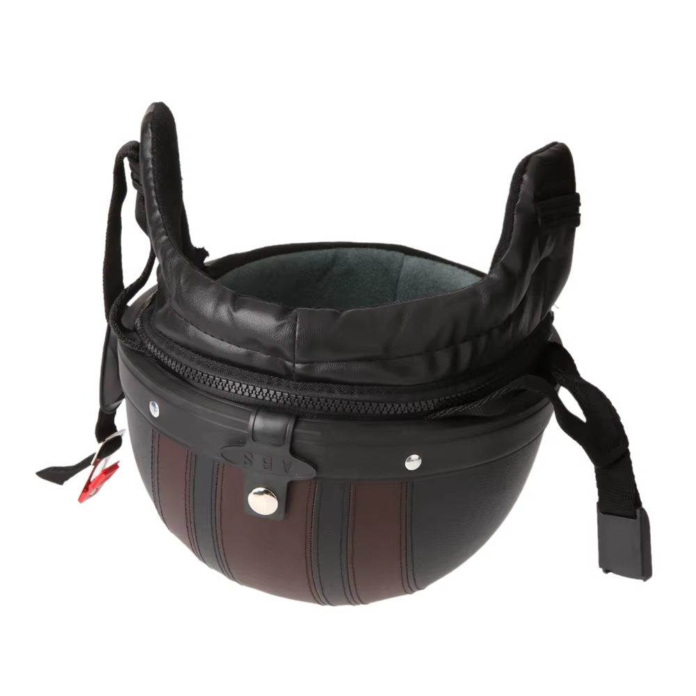 Casque demi-cuir à visage ouvert pour moto et Scooter