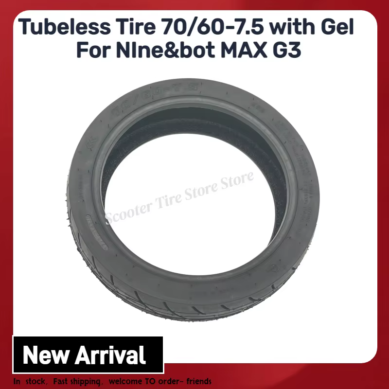Pneu tubeless de 11 pouces avec couche de gel pour scooter électrique 9-bot MAX G3