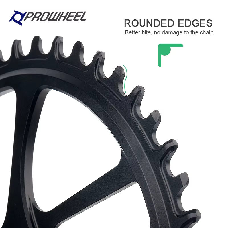 Prowheel DMA Plateau de pédalier Direct Mount 3 boulons Narrow Wide en aluminium AL7075 pour vélo de route