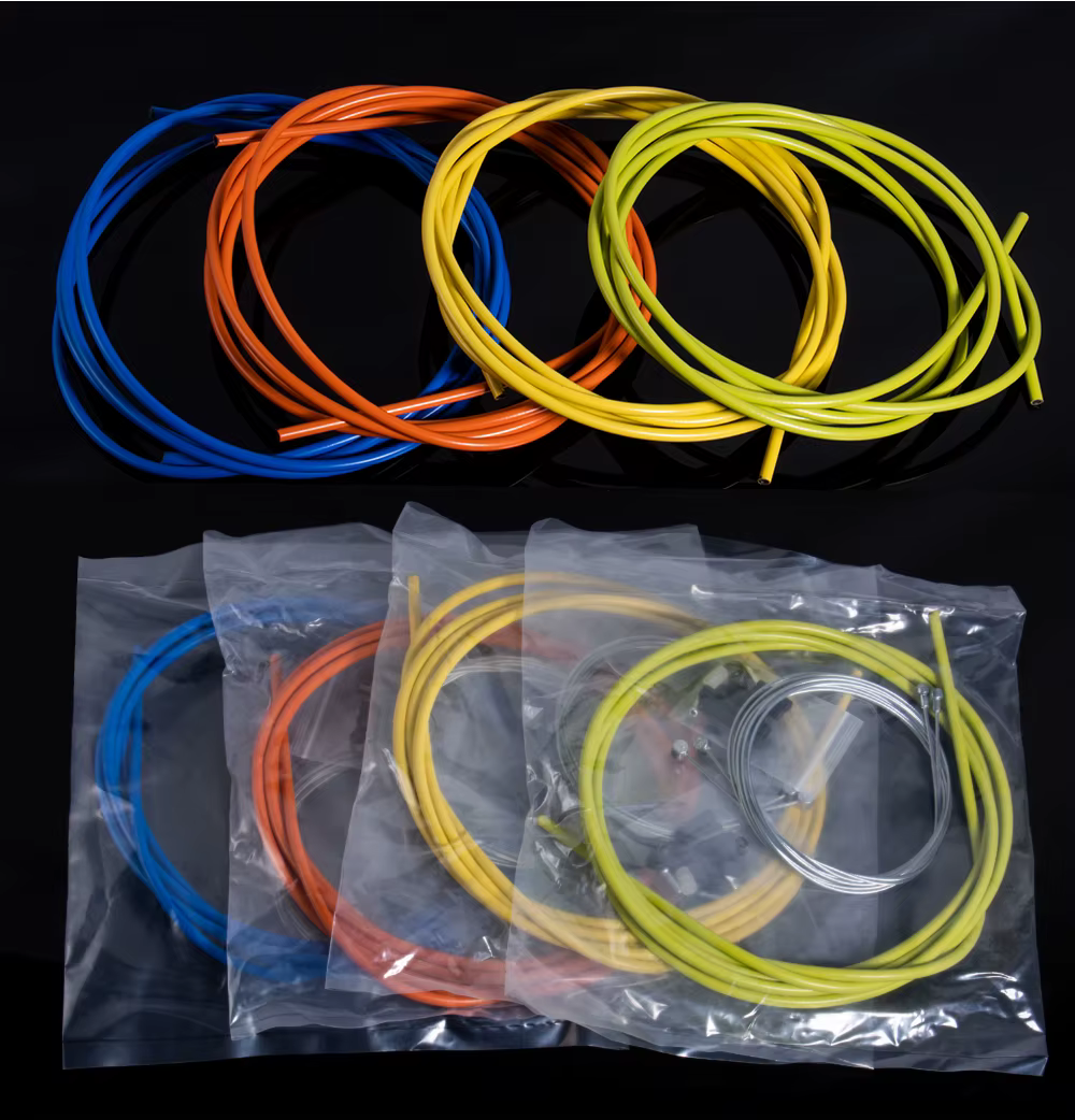 BOLANY – câbles de frein de vélo, tube de 5mm, câble de frein de 2.5m pour vélo de route et vtt, accessoires de vélo, 8 couleurs, haute qualité