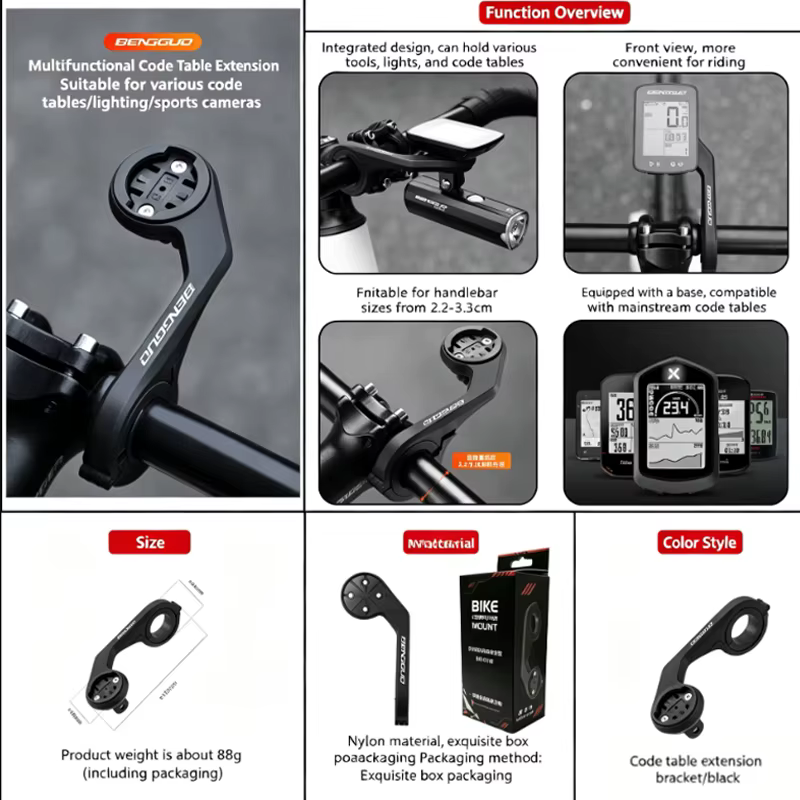 Support avant étendu pour vélo