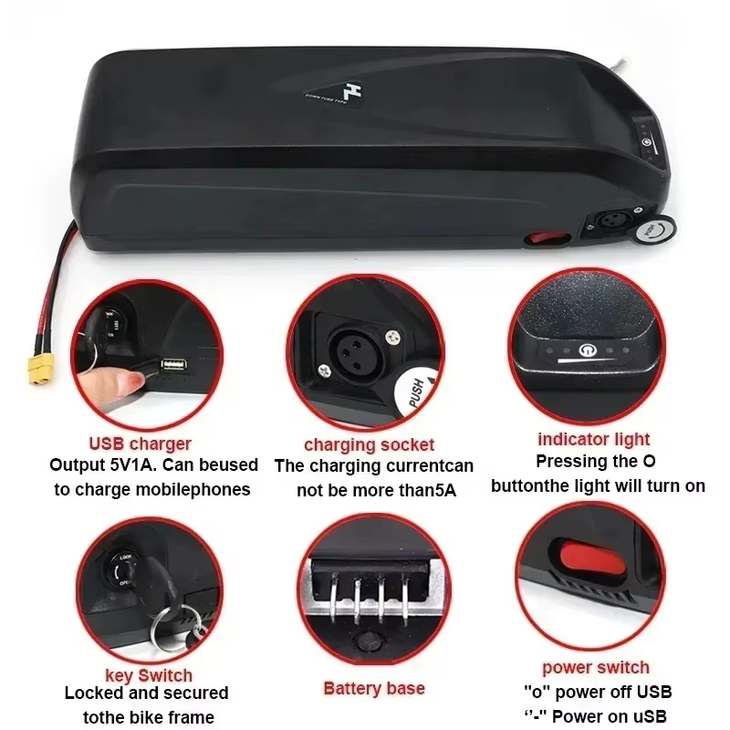 Batterie de vélo électrique type Hailong