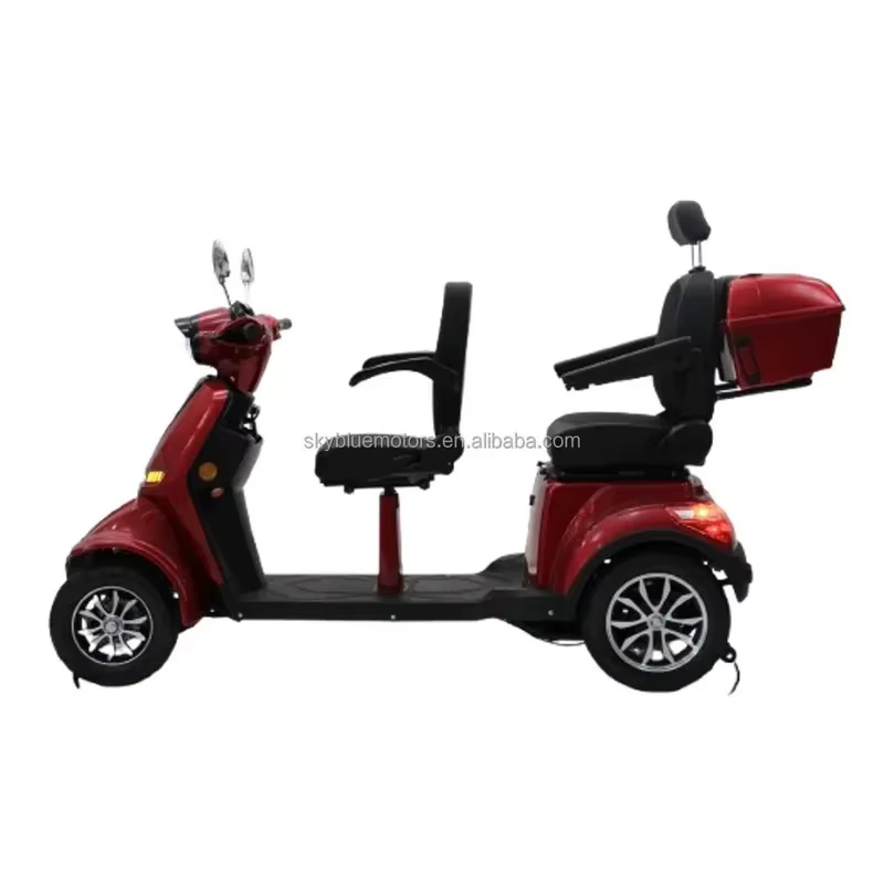 Scooter électrique à Double siège pour personnes âgées