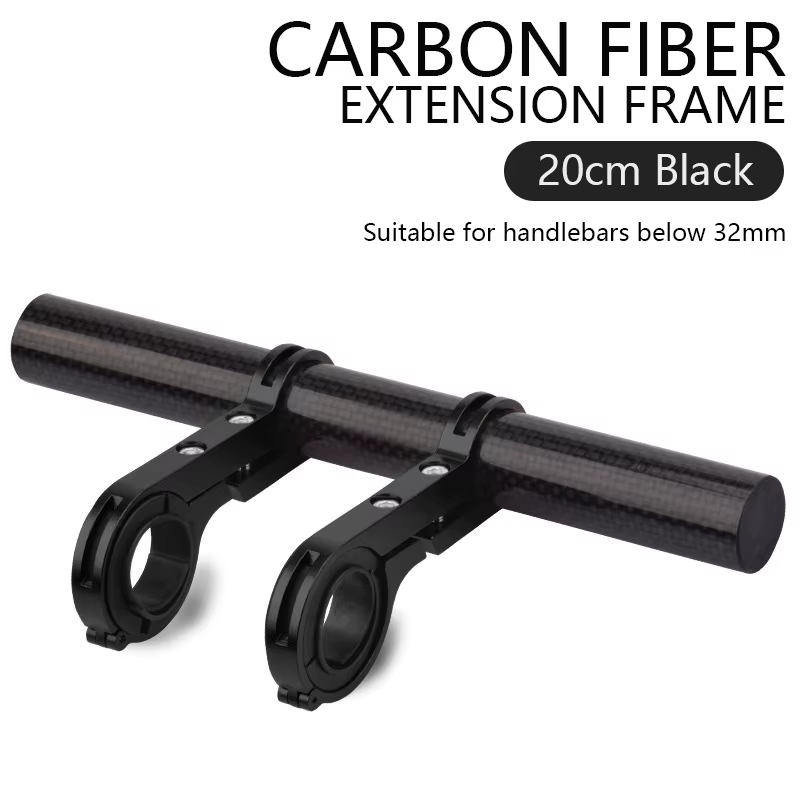 Extension de guidon de vélo multifonctionnelle en Fiber de carbone