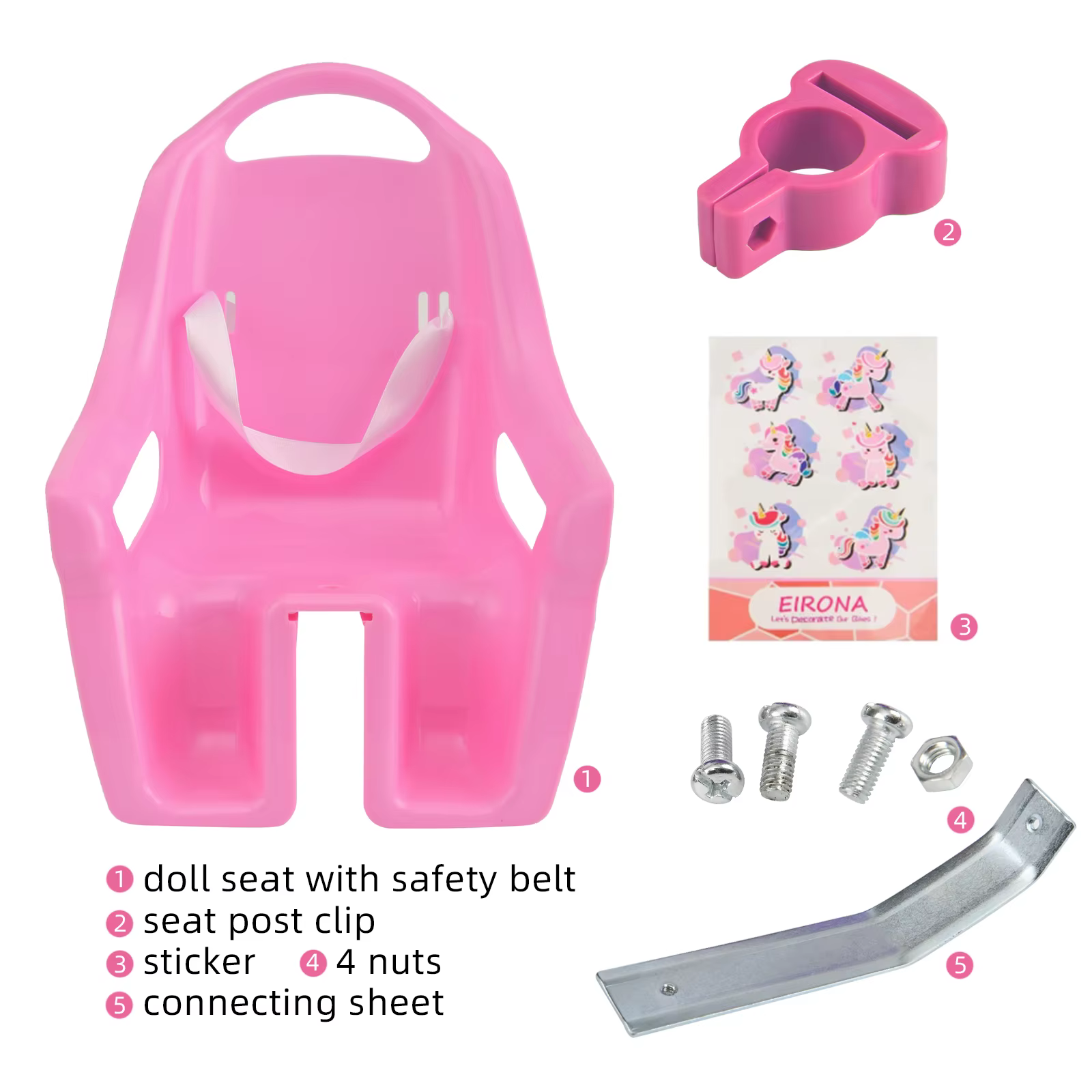 Siège de vélo Butter pour filles