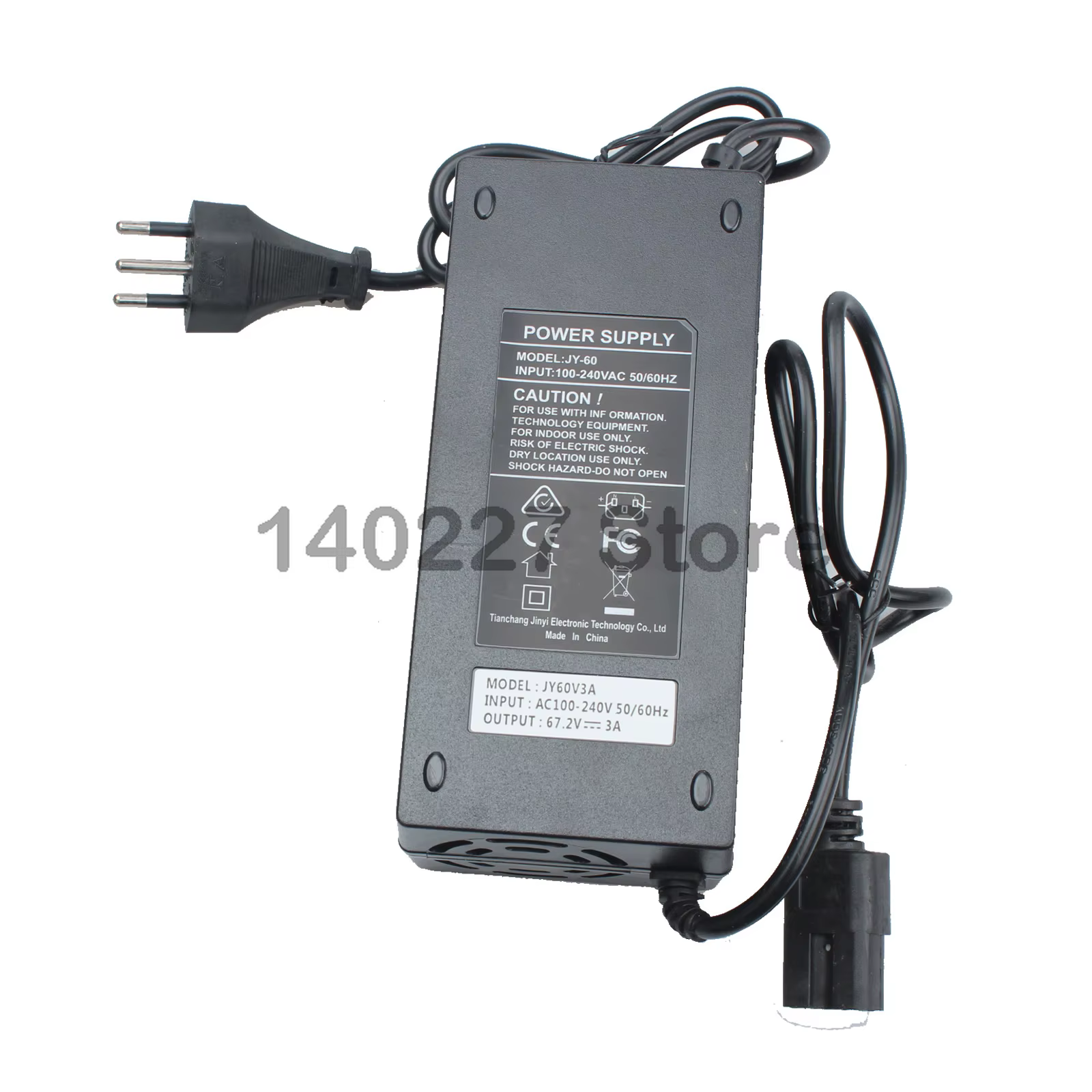 Pour Citycoco chargeur de batterie de Scooter électrique 67.2V alimentation 3A