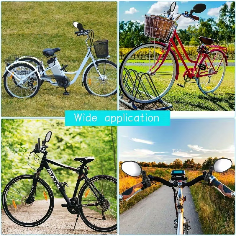 Rétroviseurs de vélo 1/2 pièces