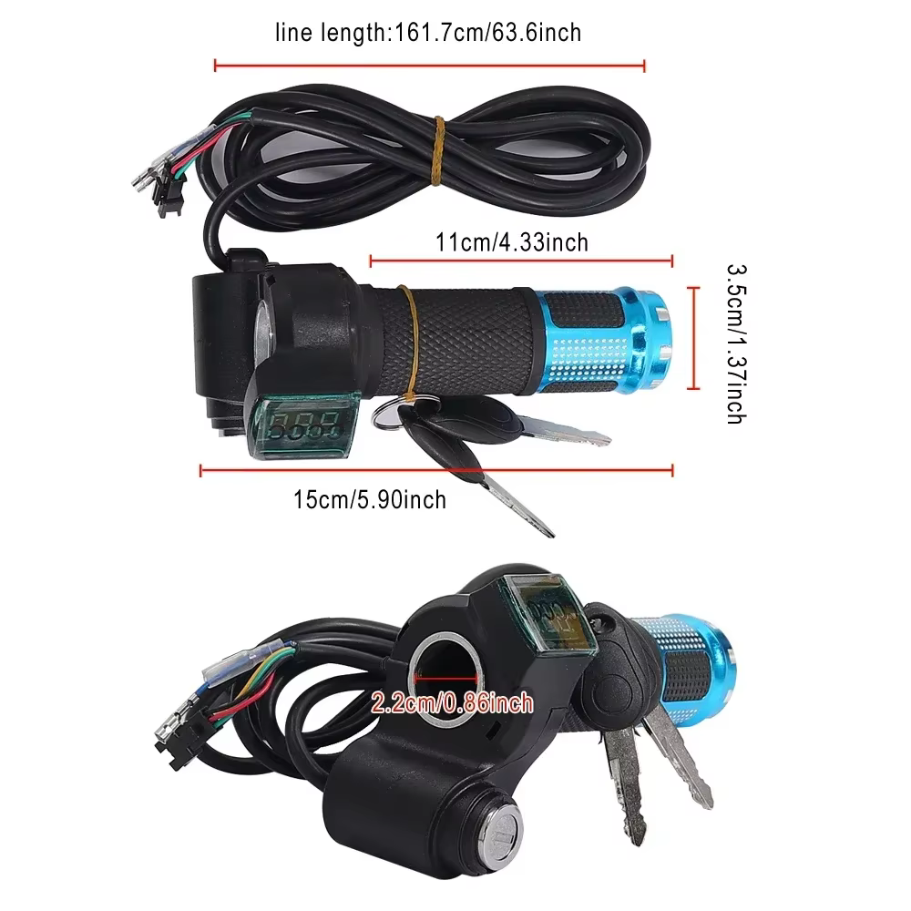 Accélérateur d'accélérateur torsadé 12V-90V pour Scooter électrique