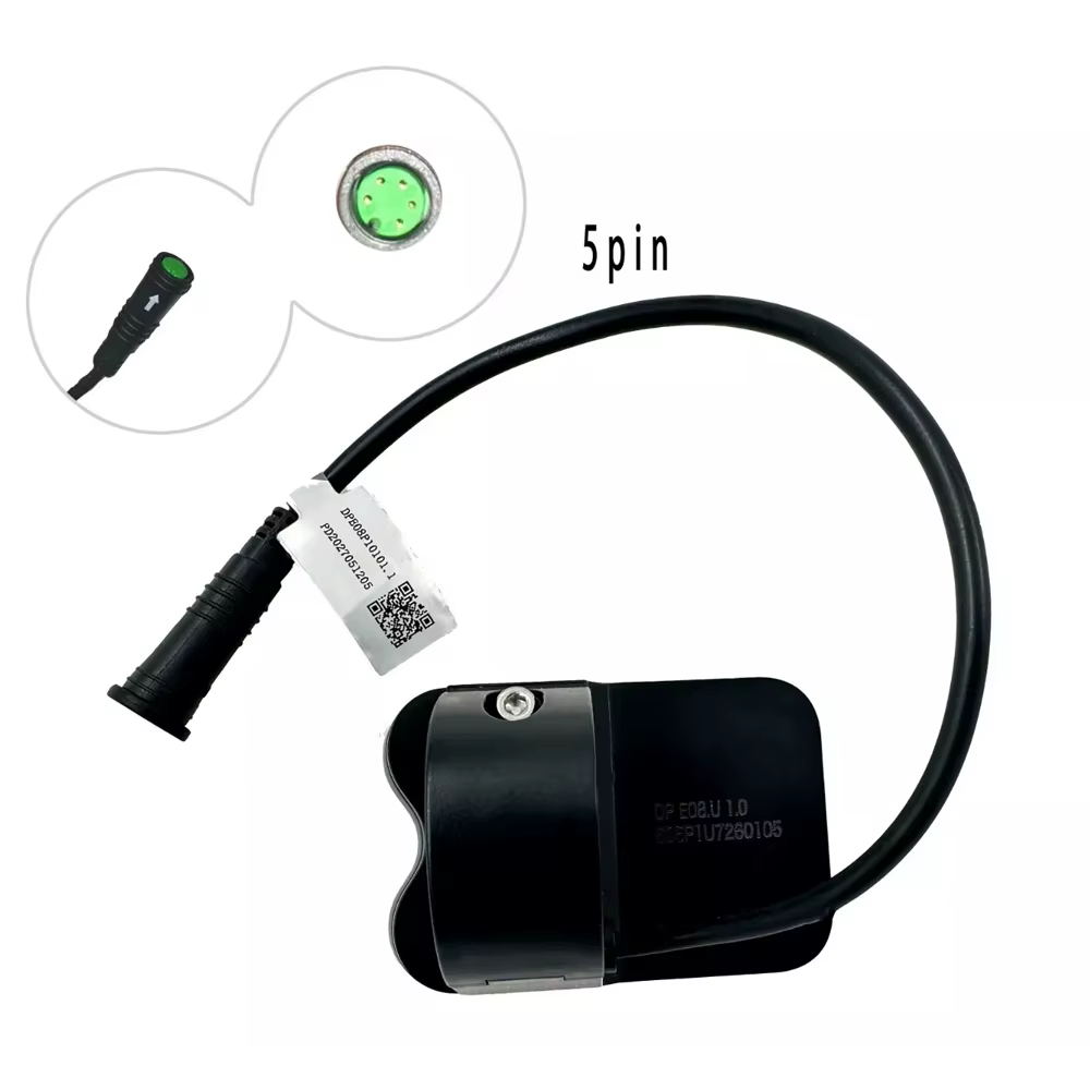 BAFANG DP E08 UART vélo électrique affichage LED (personnalisé) contrôleur de vitesse équipement Comp panneau eBike convertisseur Prts BBS01 BBS