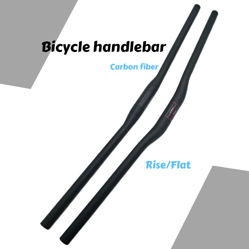 Guidon de vélo de montagne en carbone 3k en forme d'hirondelle