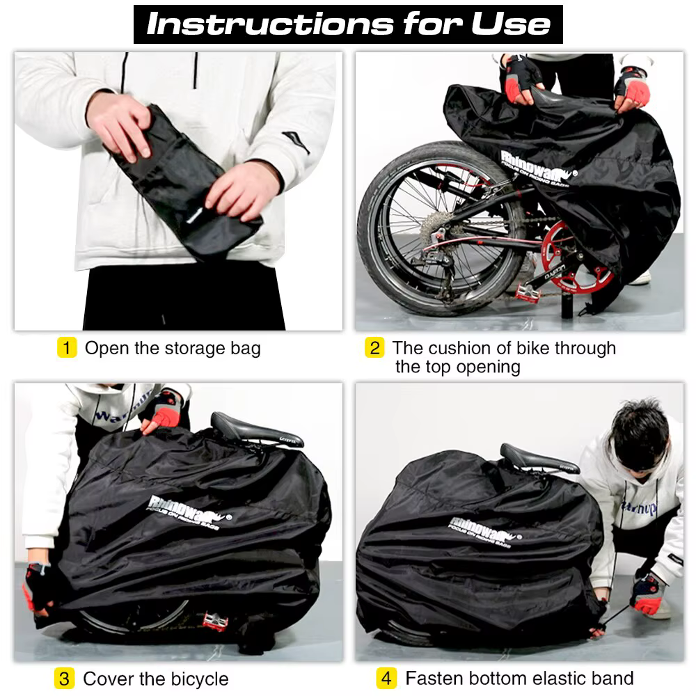 Bal inowalk-Juste de sac de rangement portable pour vélo pliant