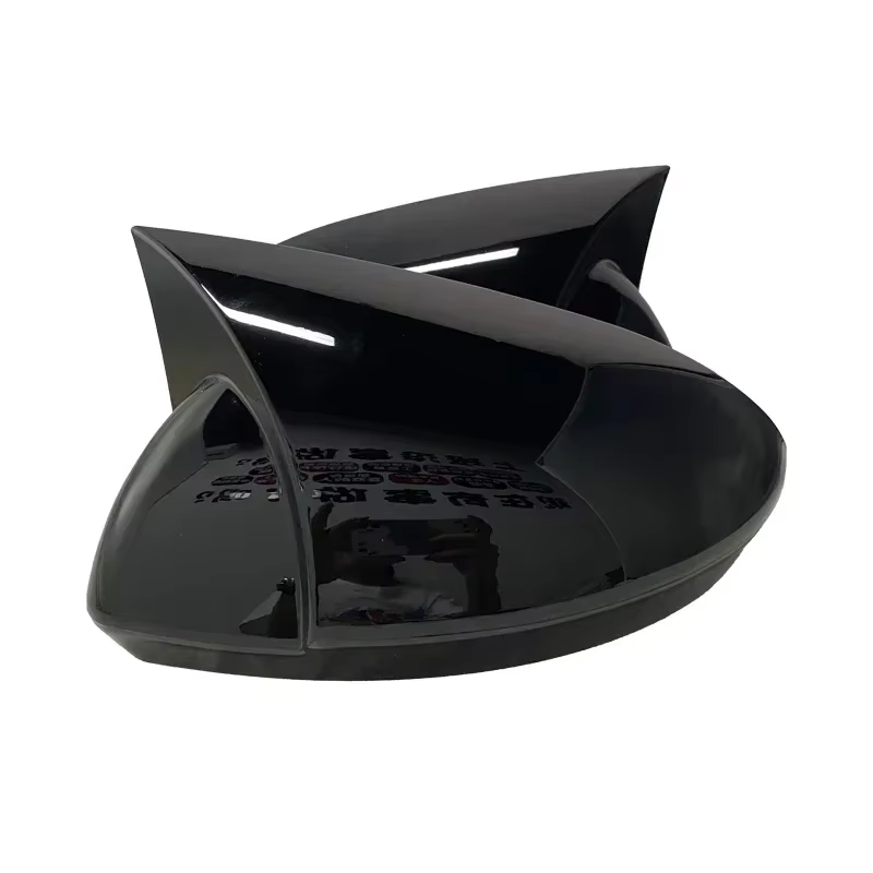 Pour Renault Megane 4 2016 2017 2018 2019 2020, accessoire de coque de rétroviseur, étui noir brillant, protection de voiture