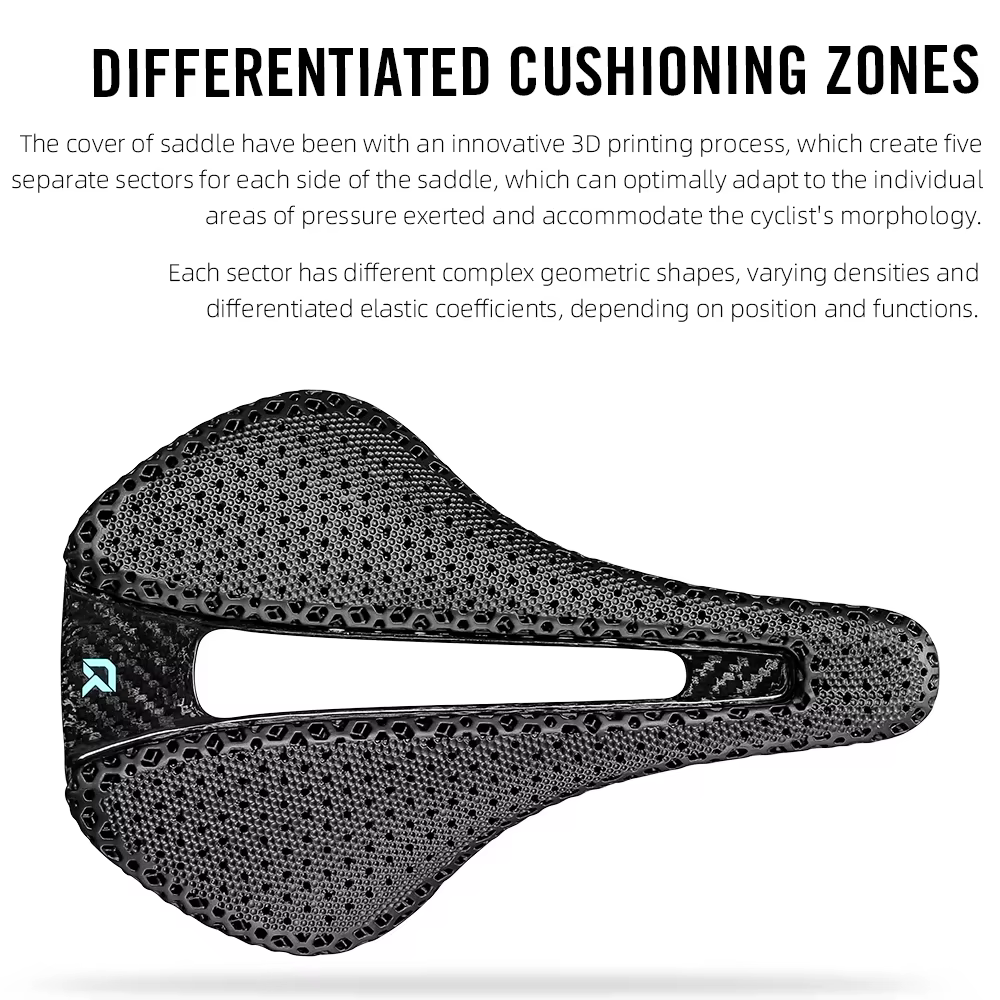 Selle de vélo entièrement en carbone