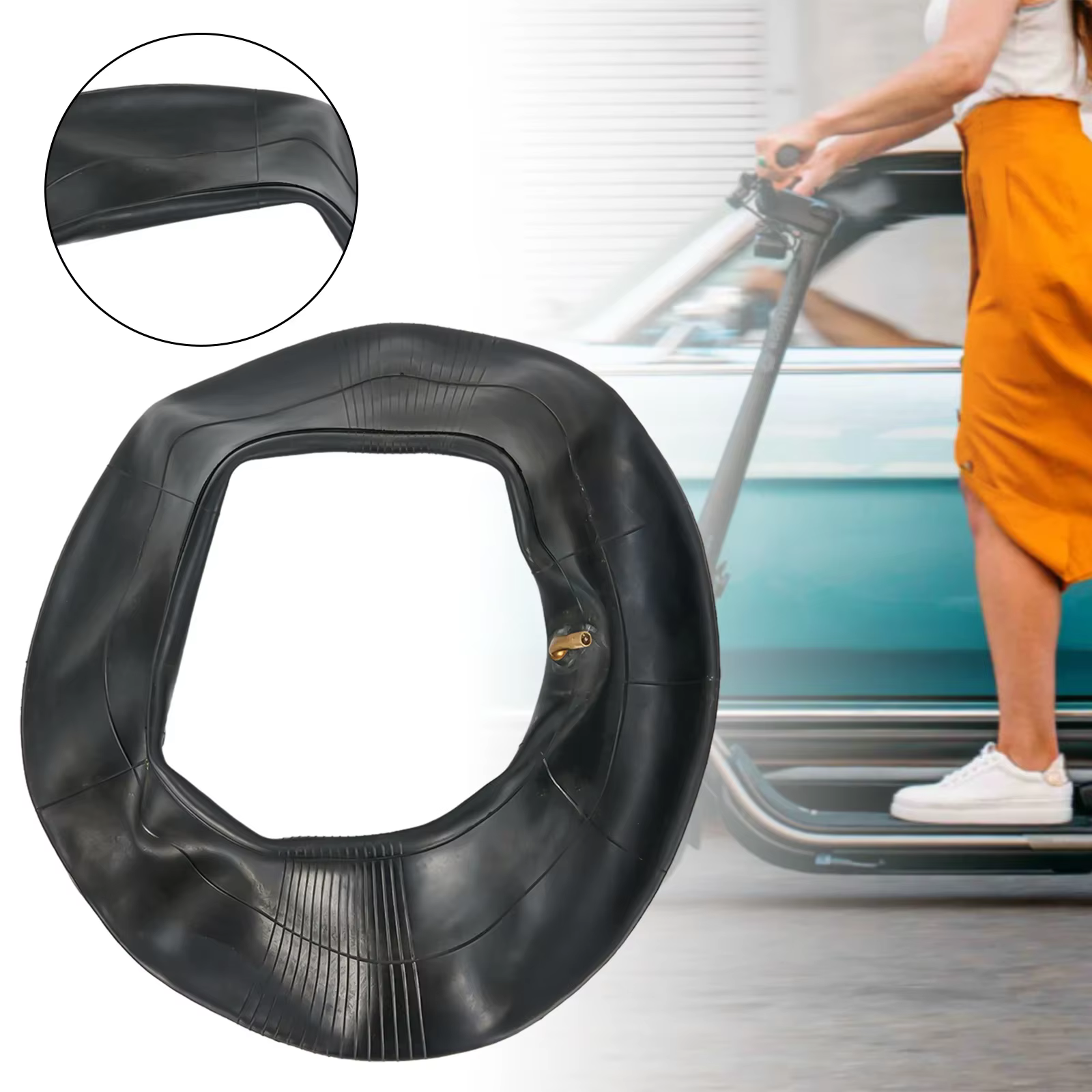 Pneu en caoutchouc 4.00-8 pour trottinette