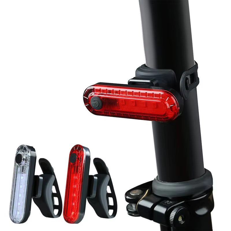 Feu arrière de vélo LED rechargeable par USB