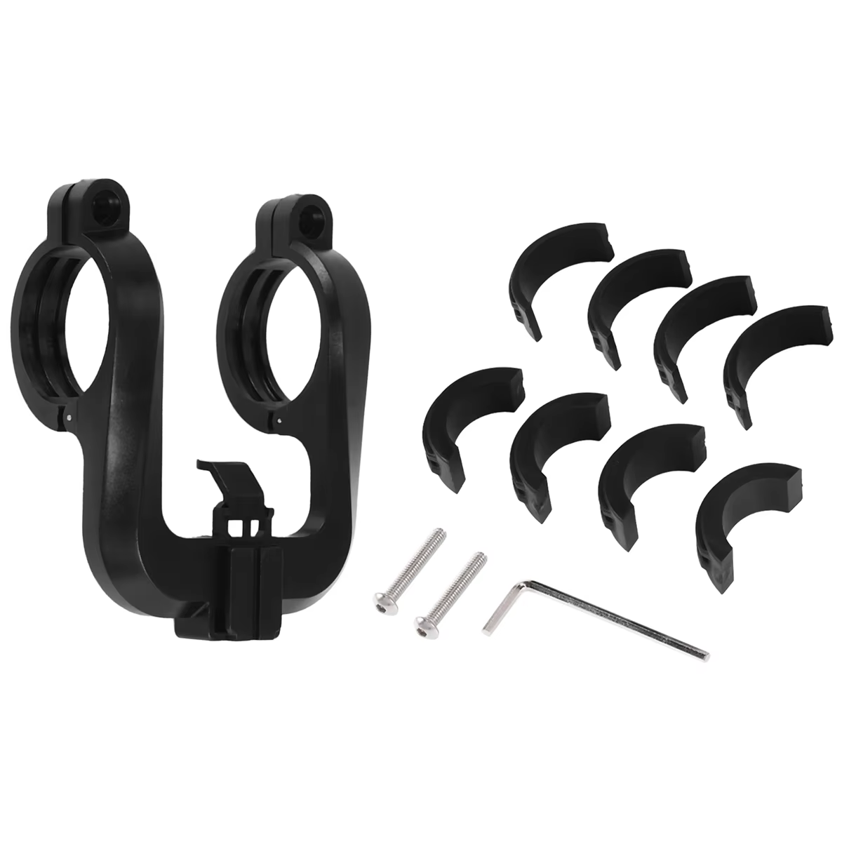 Support central pour éclairage de vélo