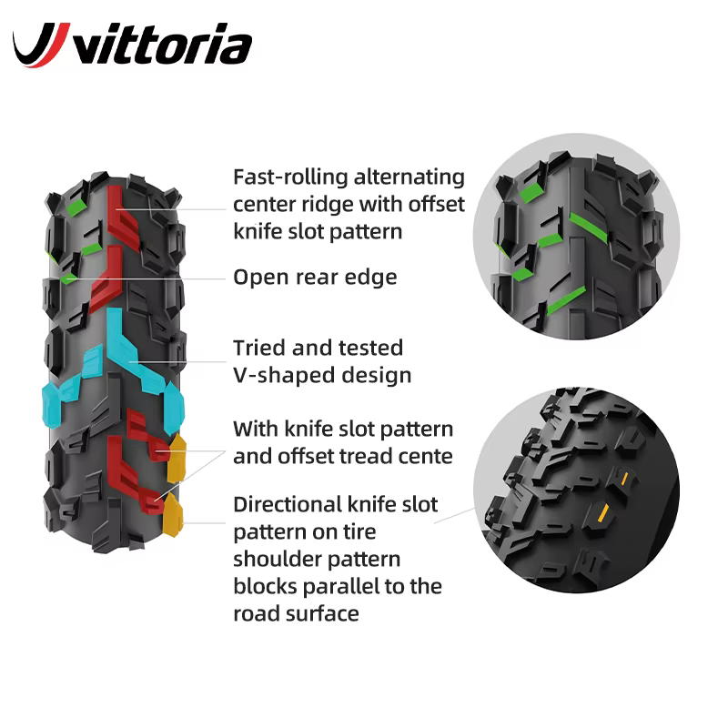Vittoria Barzo / Mezcal pneu Tubeless de vélo 29x 2.1 / 2.25 / 2.35