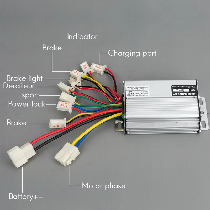 Contrôleur de vélo électrique brossé