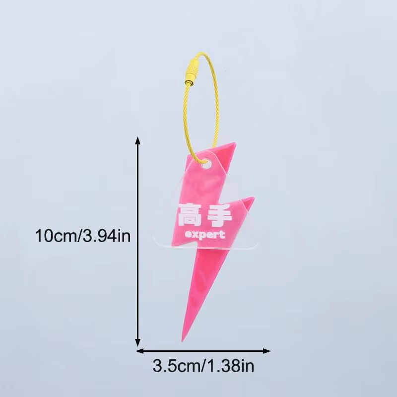 Pendentif réfléchissant pour vélo, avertissement de sécurité pour la conduite en extérieur, pendentif éclairant haute visibilité, durable, universel pour vélo de route