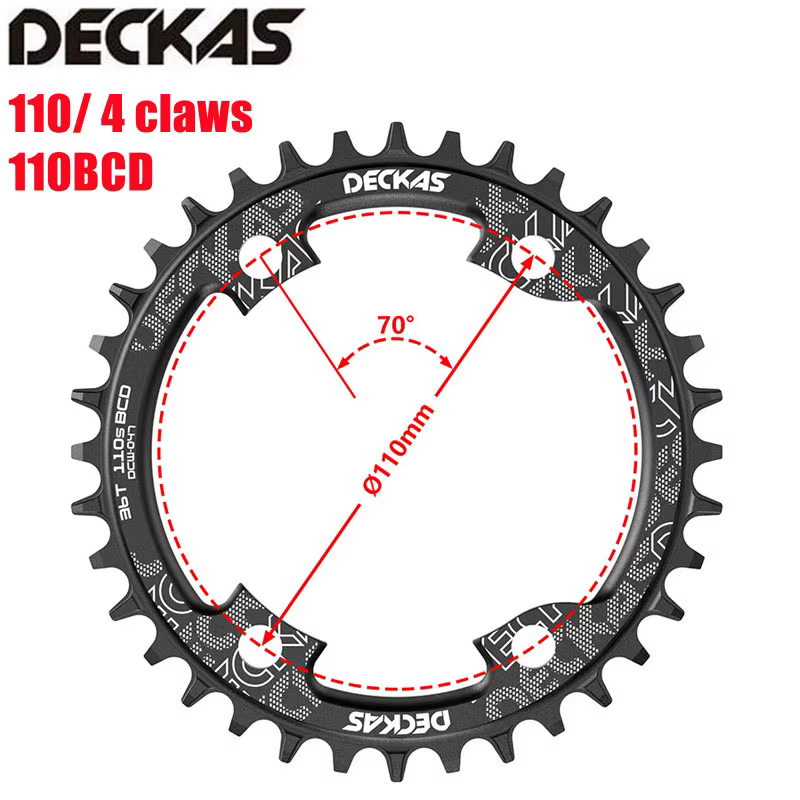 Deckas 110BCD plateau à 4 griffes vélo de route roue à chaîne large étroite pourshimano R7000 R8000 R9100 R9000 4700 5800 6800 R2000 R3000