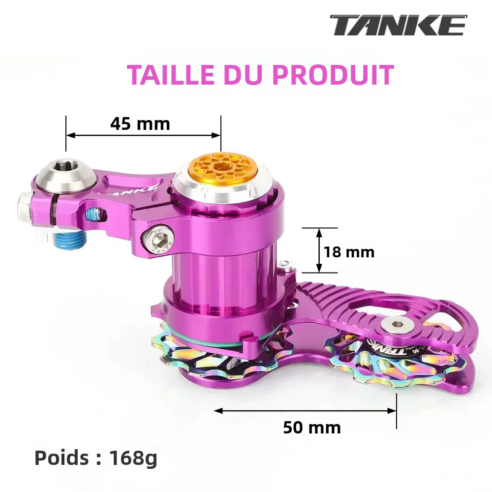 TANKE vtt tendeur de chaîne DJ vélo Guide