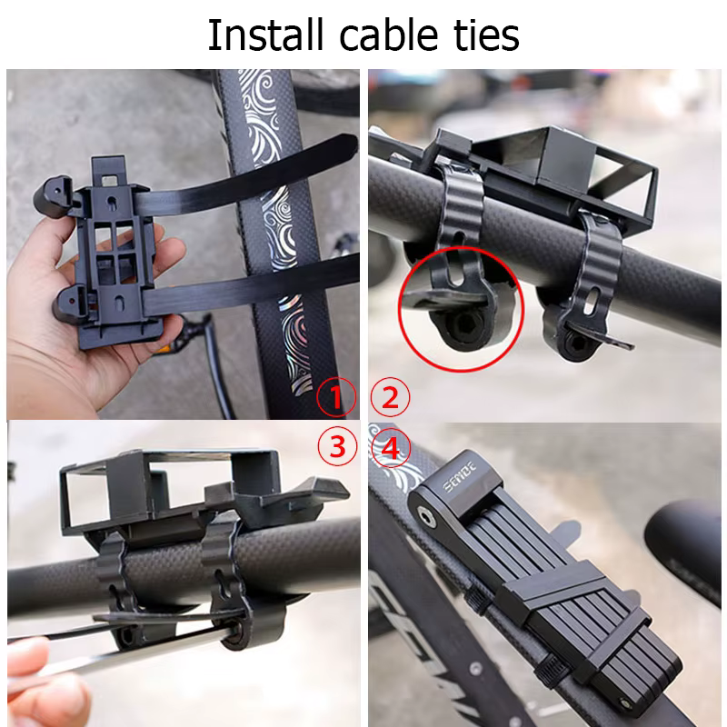 Serrure à chaîne pliante pour vélo