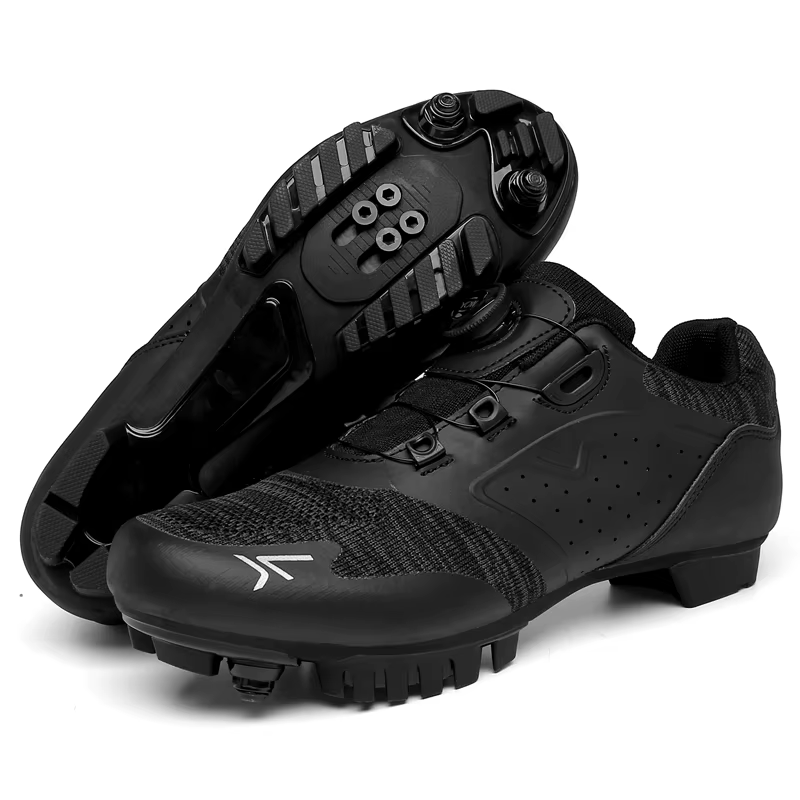 Grande taille 49 chaussures de cyclisme hommes respirant vtt taquet