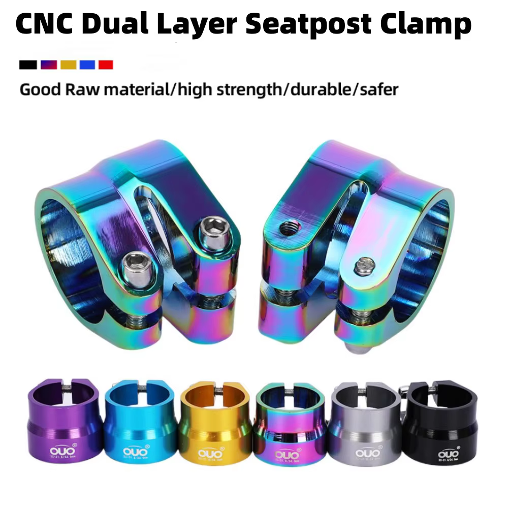 Collier de selle de vélo OUO CNC 31.8/34.9mm