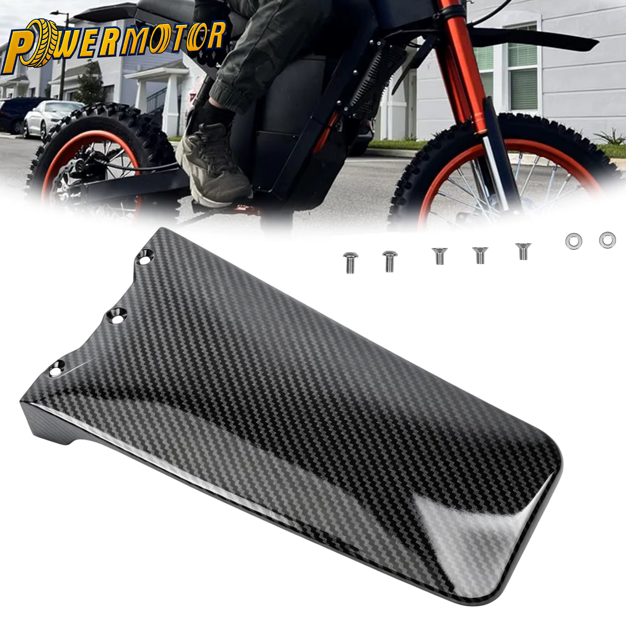 Garde-boue arrière pour vélo électrique tout-terrain