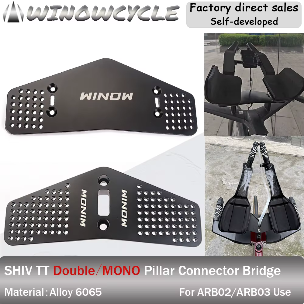 Pont de connexion Winow Cycle Bike TRIATHLON SHIV TT pour barre de repose aérodynamique