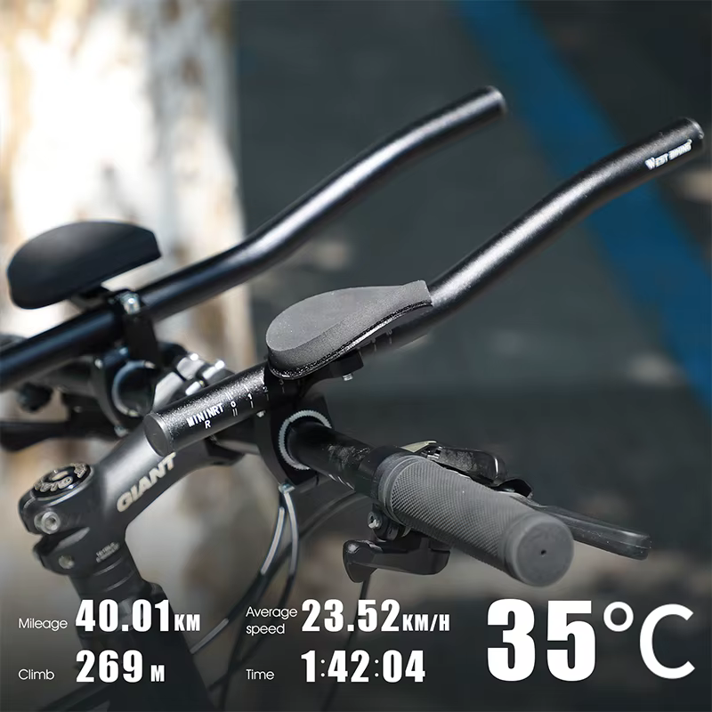 WEST BIKING – barres aérodynamiques pour guidon de vélo TT