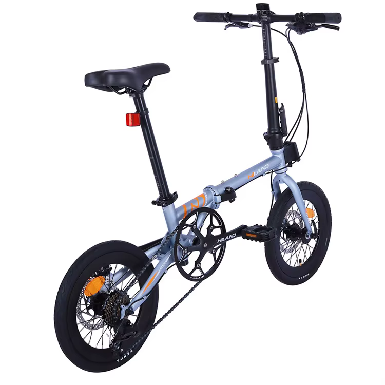 Vélo pliable en acier de 16 pouces, 8 vitesses, pour adultes, vente en gros