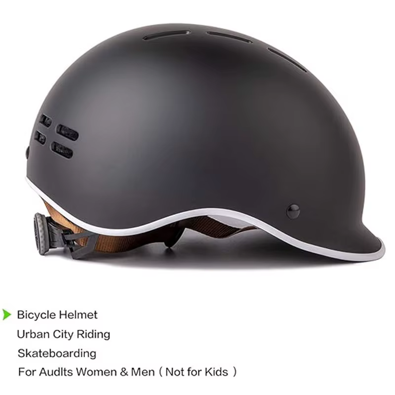 Casque de cyclisme urbain et de patinage unisexe
