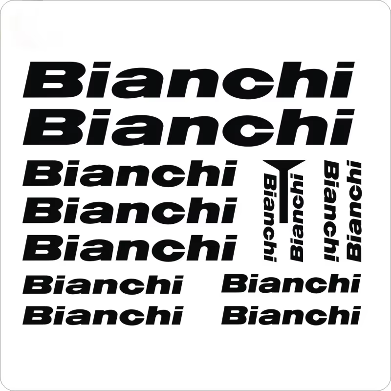 1SET d'autocollants de vélo de style Bianchi