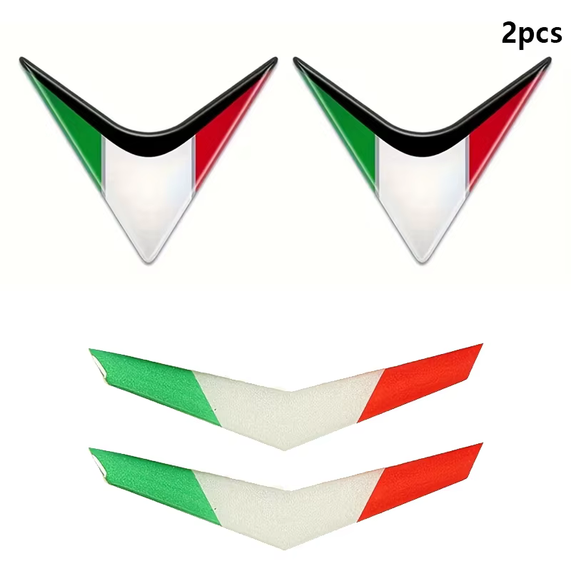Autocollant flèche drapeau italien
