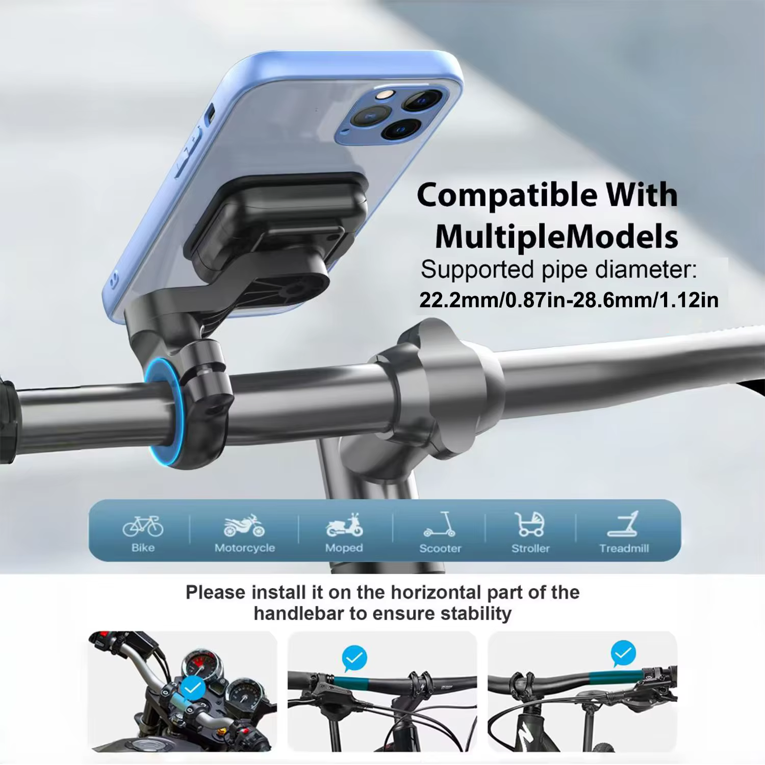 Support de téléphone de vélo