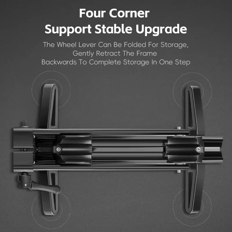 WEST BIKING-Support de stationnement pliable à double pôle T1 pour vélo