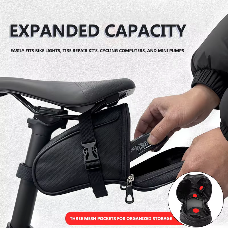 Sac de selle de vélo étanche Portable 1L