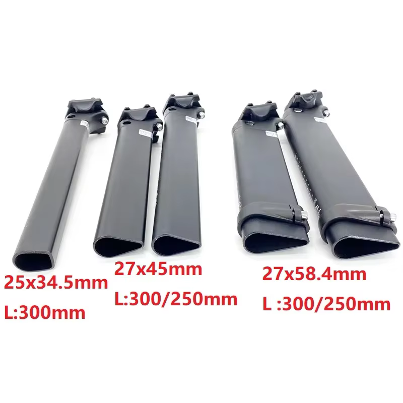 Tige de selle de vélo de route 250mm 300mm 27mm * 58.4mm