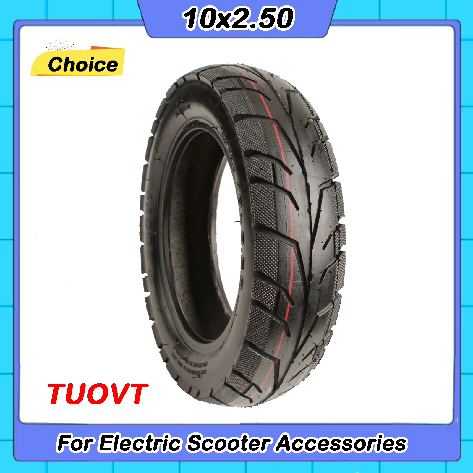 Pneu de 10 pouces 10x2.50