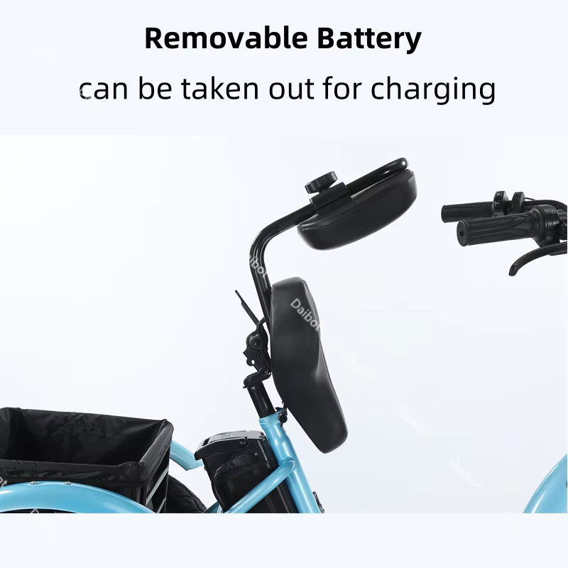 Vélo électrique pliable de 18 pouces à 3 roues pour adultes