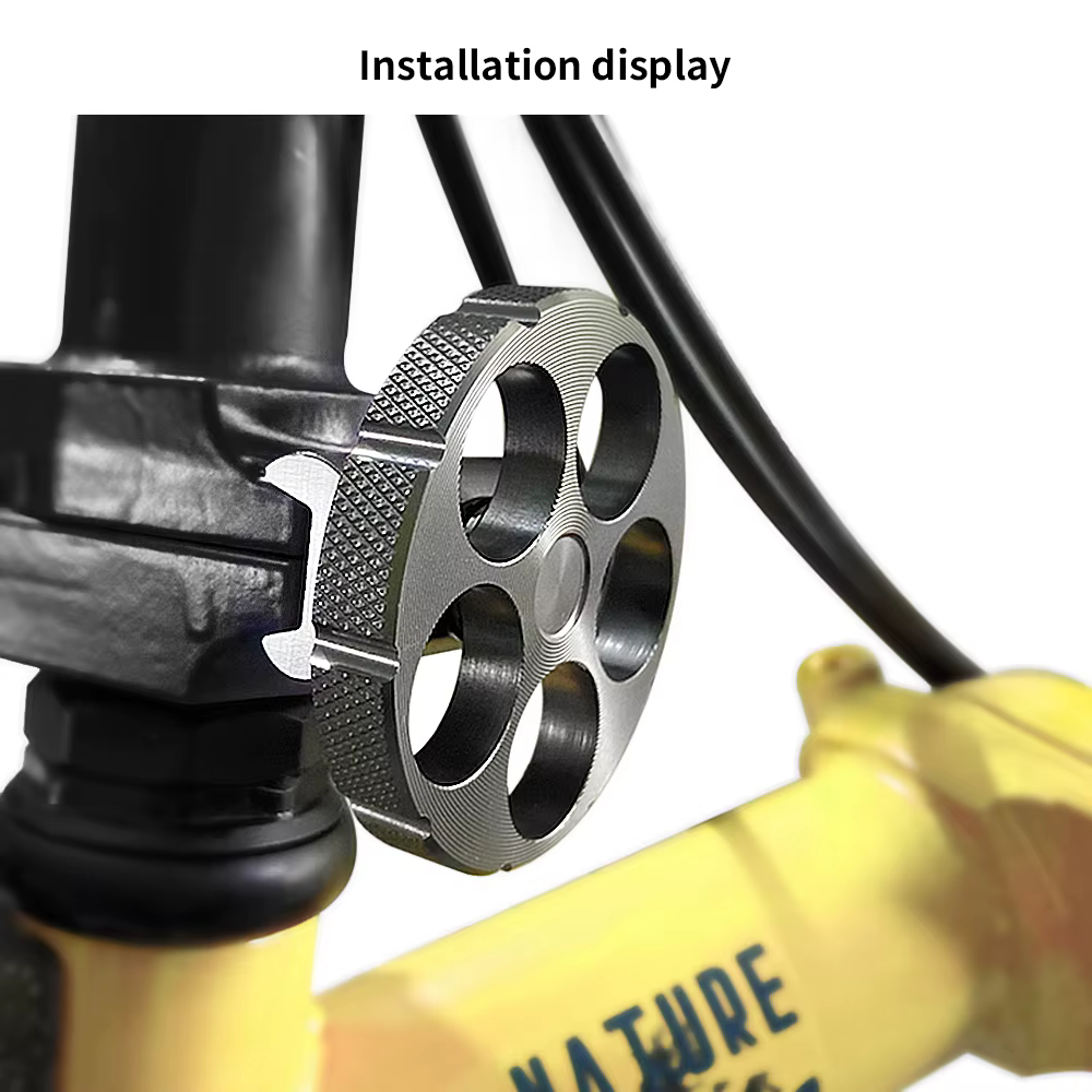 Kit de fixation de poignée en alliage de titane pour vélo pliant